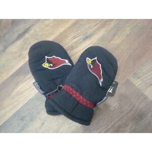ARIZONA CARDINALS  KIDS CHILDS 2-5YRS GLOVES MITTENS 90S DEADSTOCK  VINTAGE TT3
